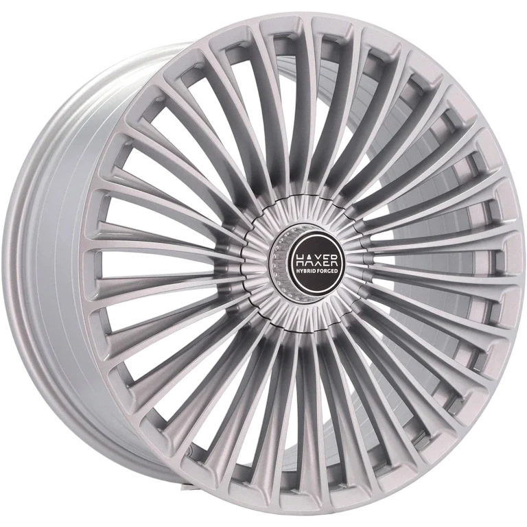 Alu kola HAXER HX09F 9.5x19 5x112 ET43 66.6 Silver Shining | Wheelsup.cz