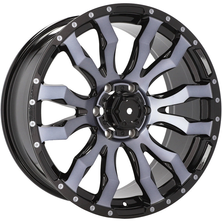 Alu kola pro Offroad I0215B 8.5x18 6x139.7 ET25 106.1 Black & Double Tinted Face
