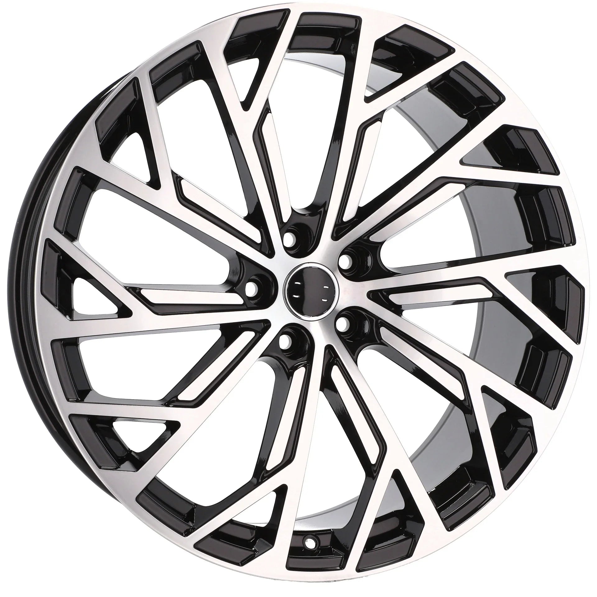 Alu kola pro Audi I0337 8.5x19 5x112 ET32 66.6 Black Polished | Wheelsup.cz