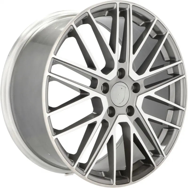 Alu kola pro Porsche I0375 9.5x21 5x130 ET69 71.6 Grey Polished | Wheelsup.cz