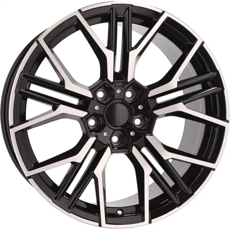 Alu kola pro BMW I0405 8x19 5x112 ET26 66.6 Black Polished | Wheelsup.cz