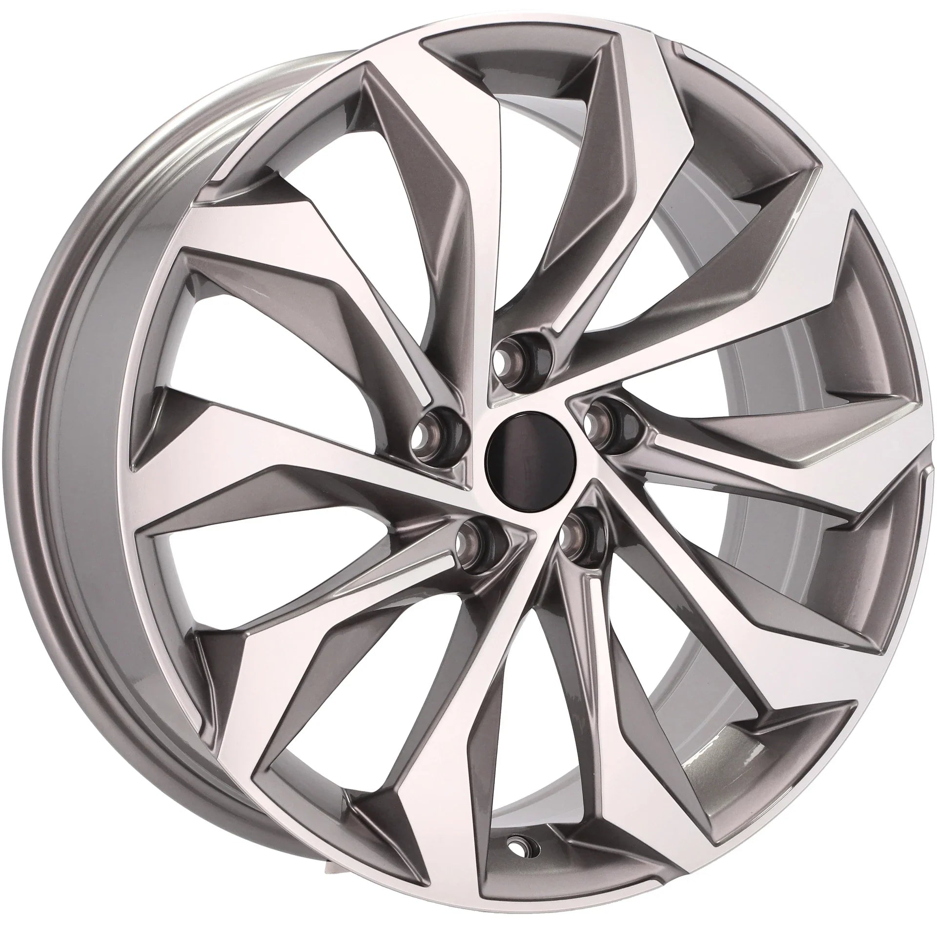 Alu kola pro Škoda I1139 8x19 5x112 ET41 57.1 Grey Polished | Wheelsup.cz