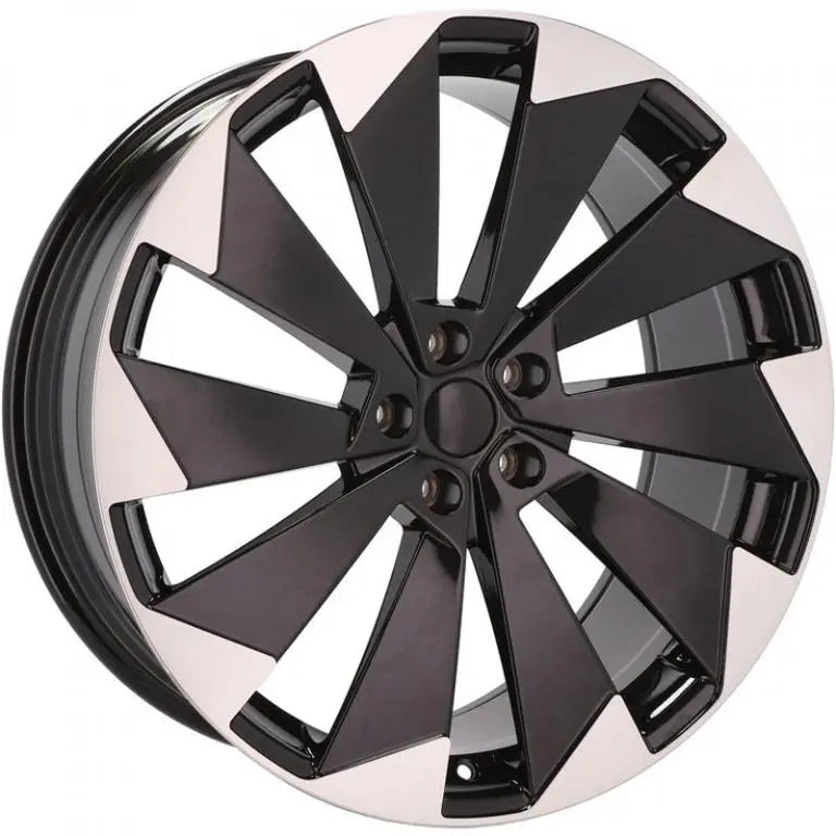 Alu kola pro Škoda I1141 8x18 5x112 ET45 57.1 Black Polished | Wheelsup.cz