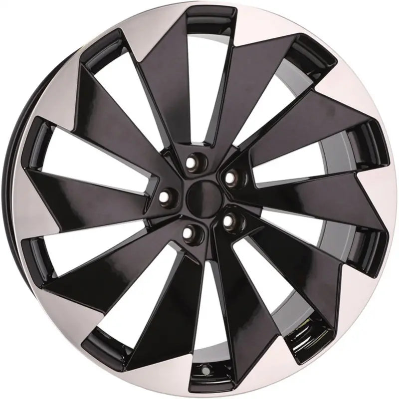 Alu kola pro Škoda I1141 8x18 5x112 ET45 57.1 Black Polished | Wheelsup.cz