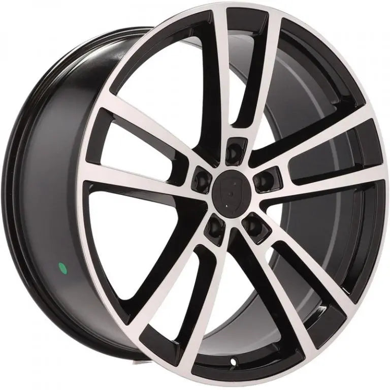 Alu kola pro Porsche I3081F 11.5x22 5x130 ET61 71.6 Black Polished | Wheelsup.cz
