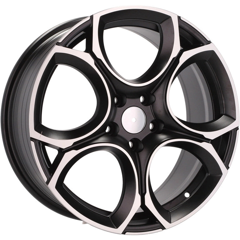 Alu kola pro Volkswagen I5162 8x18 5x112 ET45 57.1 Black Polished Half Matt | Wheelsup.cz