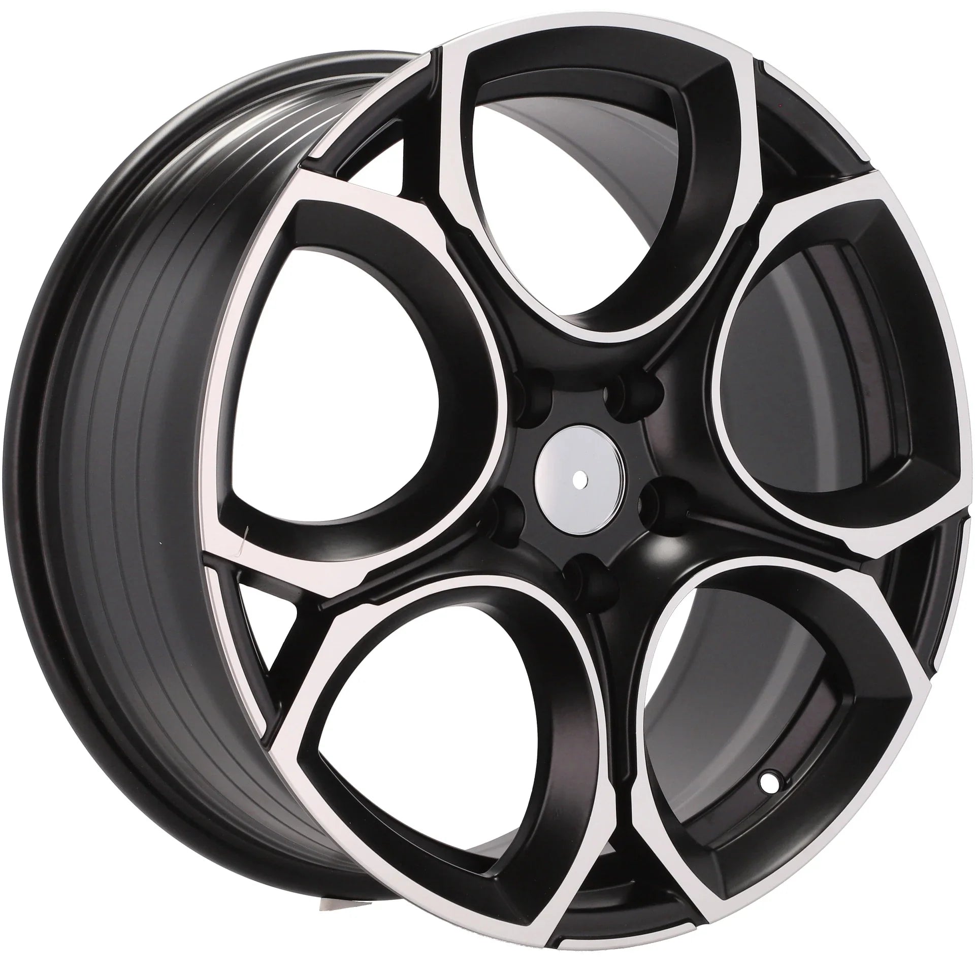 Alu kola pro Volkswagen I5162 7.5x17 5x112 ET45 57.1 Black Polished Half Matt | Wheelsup.cz