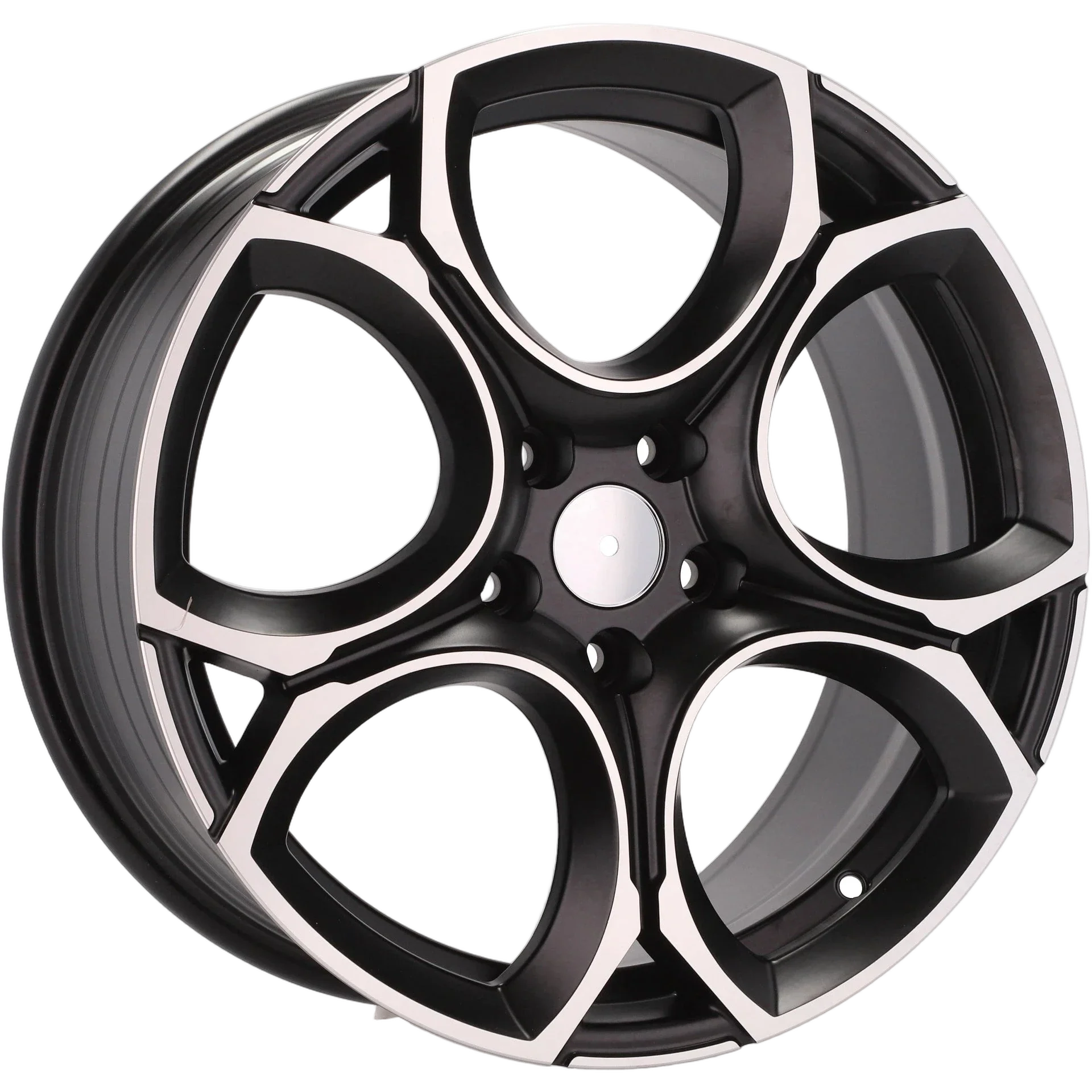 Alu kola pro Volkswagen I5162 8x18 5x112 ET45 57.1 Black Polished Half Matt | Wheelsup.cz