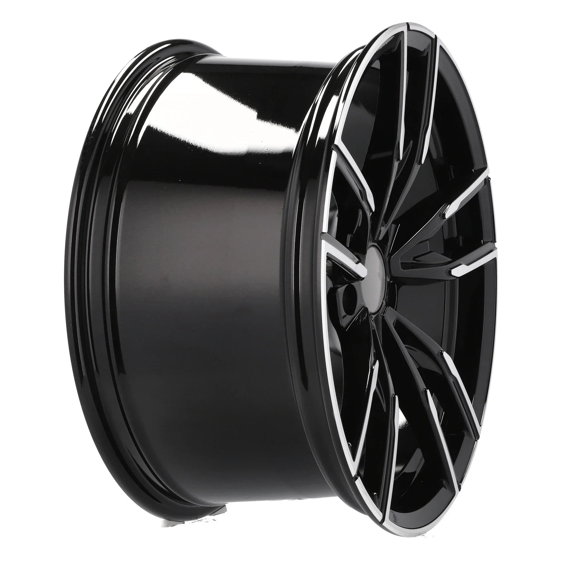 Alu kola pro BMW I5478 9.5x19 5x120 ET40 72.6 Black Polished Half Matt | Wheelsup.cz