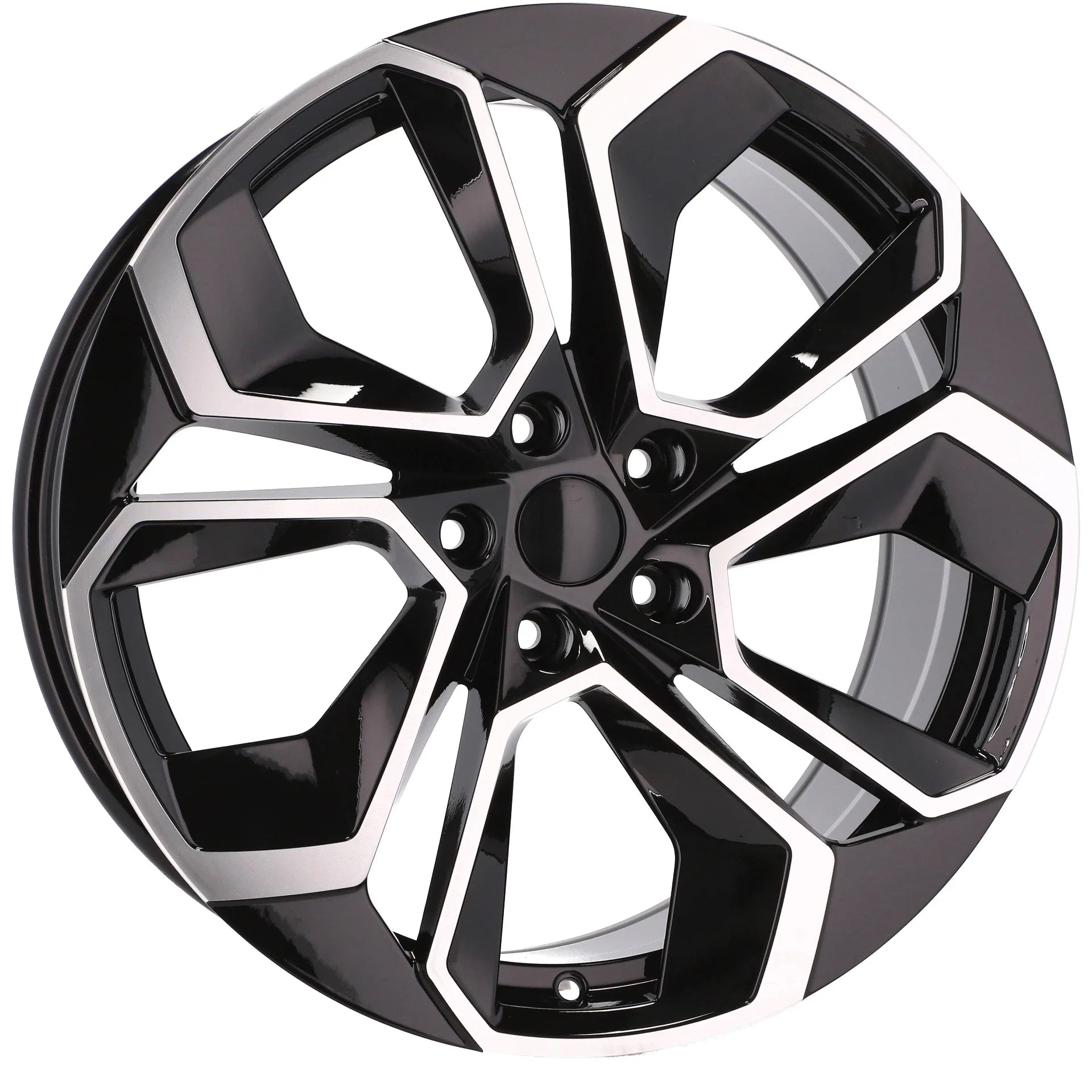Alu kola pro Škoda I5561 8x18 5x112 ET42 57.1 Black Polished | Wheelsup.cz