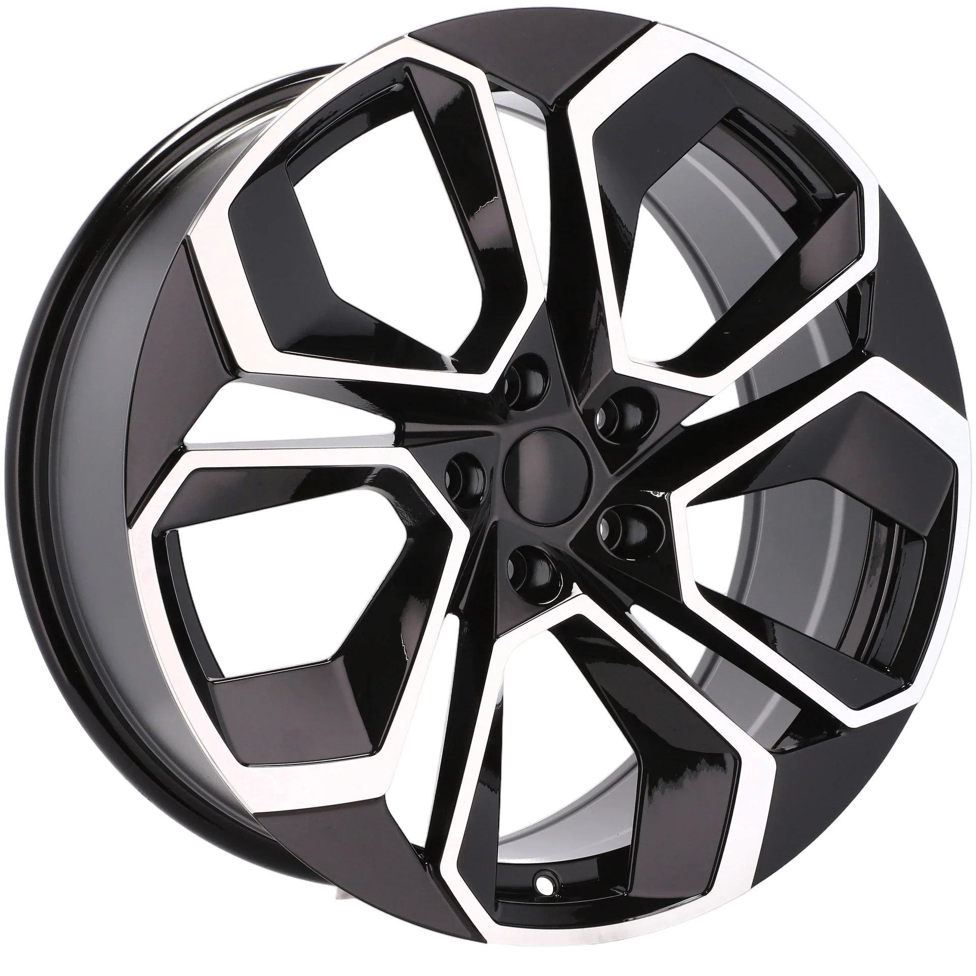 Alu kola pro Škoda I5561 8.5x19 5x112 ET40 57.1 Black Polished | Wheelsup.cz