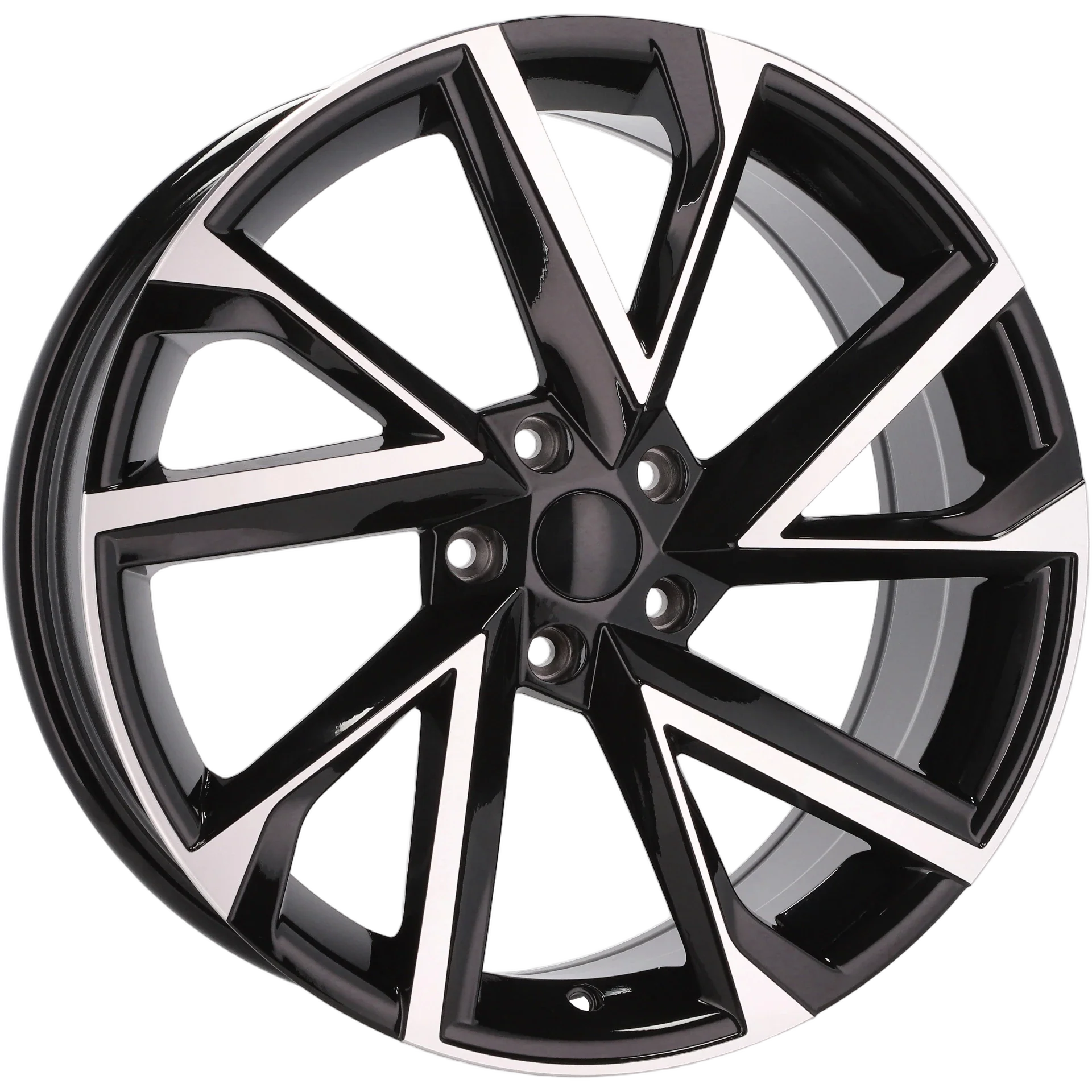 Alu kola pro Škoda I5568 8x19 5x112 ET41 57.1 Black Polished | Wheelsup.cz