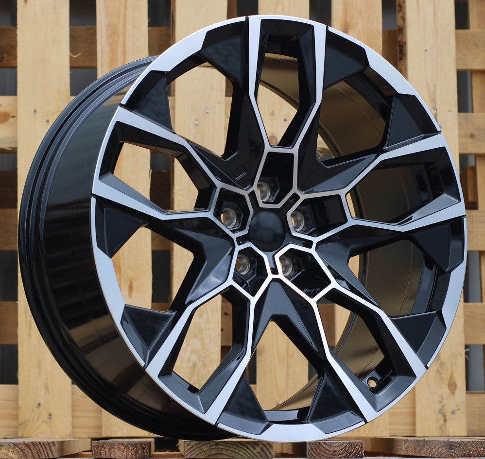 Alu kola pro BMW I5592 9.5x22 5x112 ET32 Black Polished