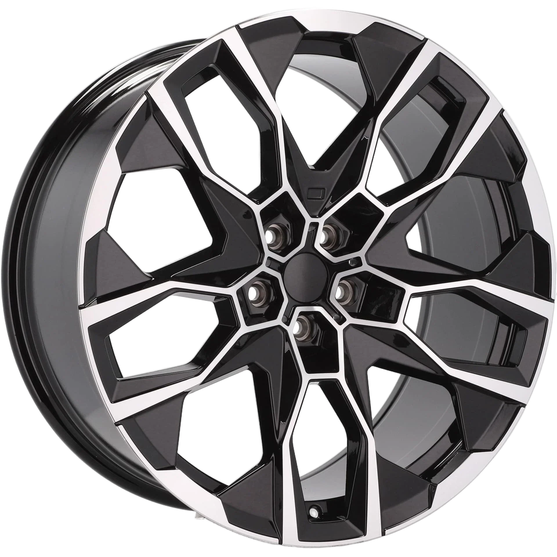 Alu kola pro BMW I5592 10.5x22 5x112 ET43 66.6 Black Polished | Wheelsup.cz