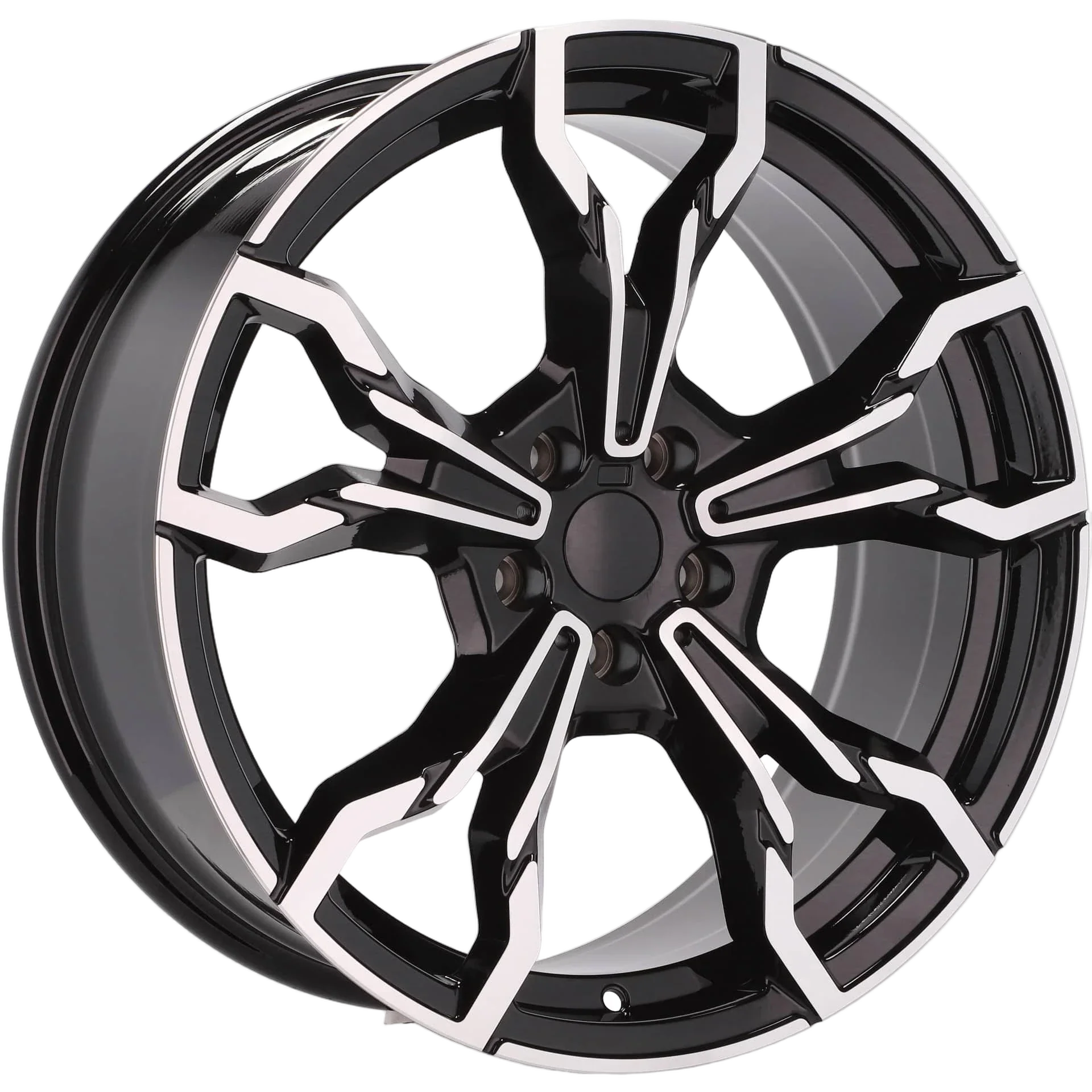 Alu kola pro BMW I5596 8x19 5x112 ET27 66.6 Black Polished | Wheelsup.cz