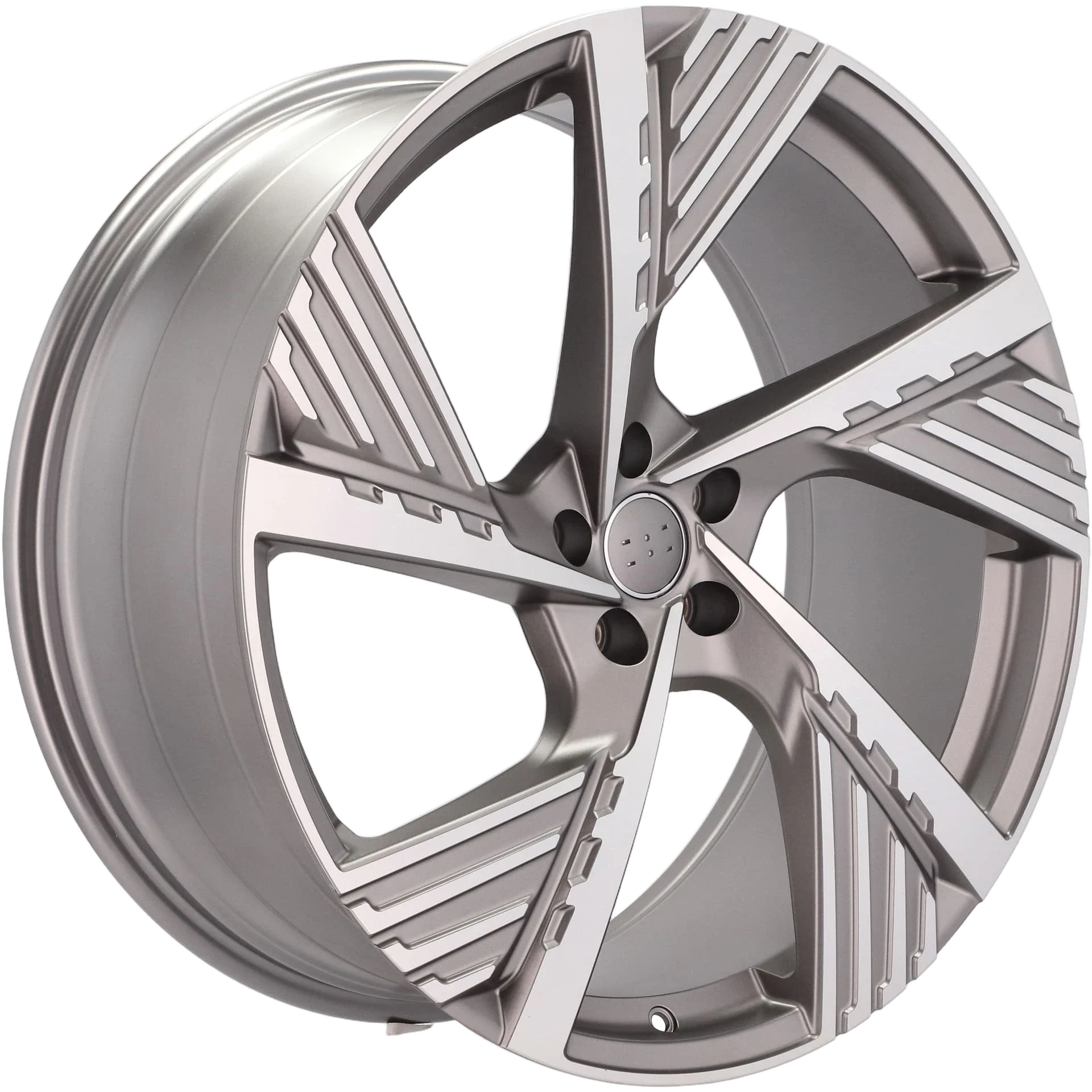 Alu kola pro Audi I5639 9.5x22 5x112 ET36 66.6 Grey Polished Half Matt | Wheelsup.cz