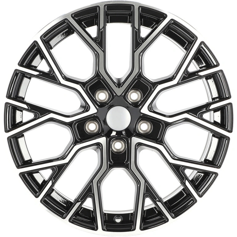 Alu kola pro Volkswagen I5659 8x18 5x120 ET48 65.1 Black Polished | Wheelsup.cz