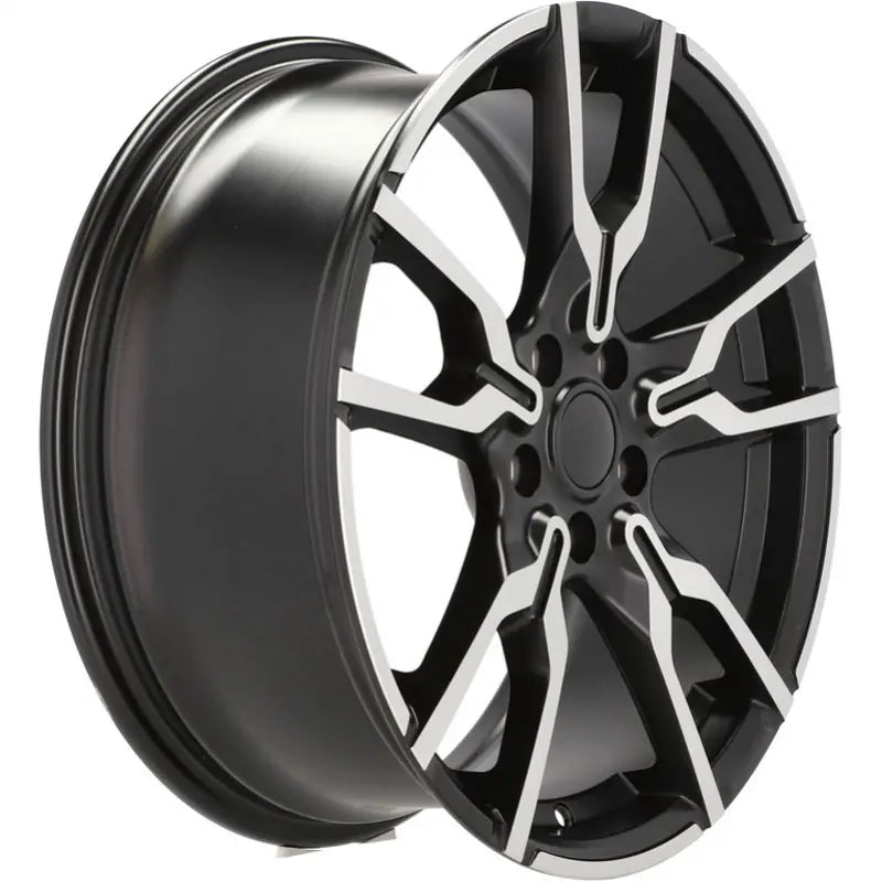 Alu kola pro BMW I5662 7.5x18 5x112 ET45 66.6 Black Polished Half Matt | Wheelsup.cz