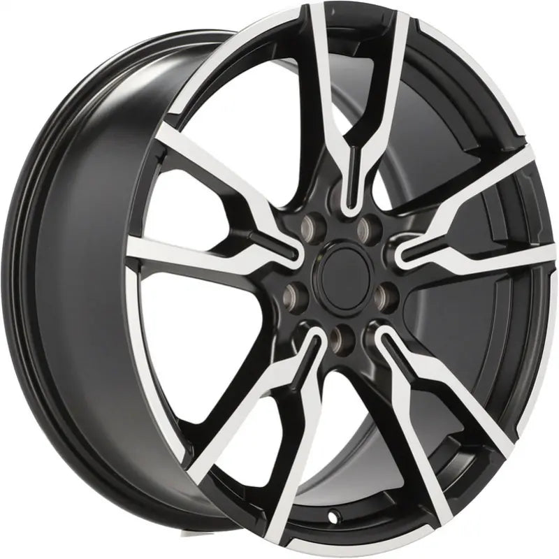 Alu kola pro BMW I5662 7.5x18 5x112 ET45 66.6 Black Polished Half Matt | Wheelsup.cz
