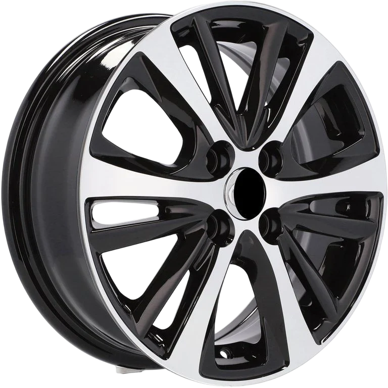 Alu kola pro Toyota I6072 5.5x15 4x100 ET44 54.1 Black Polished | Wheelsup.cz