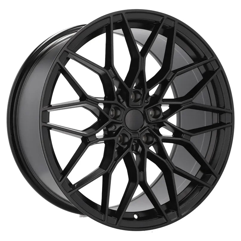 Alu kola pro BMW IN292 7.5x17 5x112 ET40 66.6 Black Half Matt | Wheelsup.cz