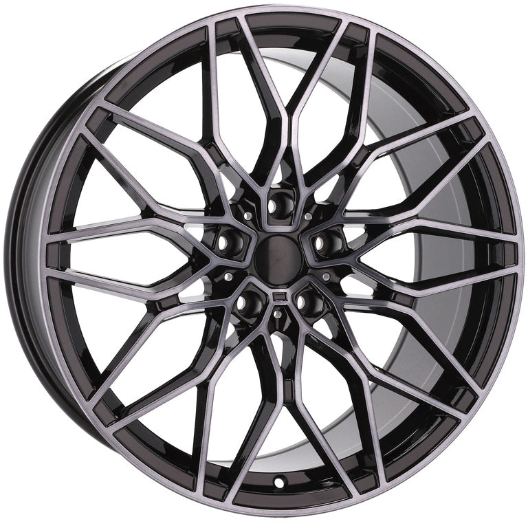 Alu kola pro BMW IN292 8x18 5x120 ET34 72.6 Black Polished | Wheelsup.cz