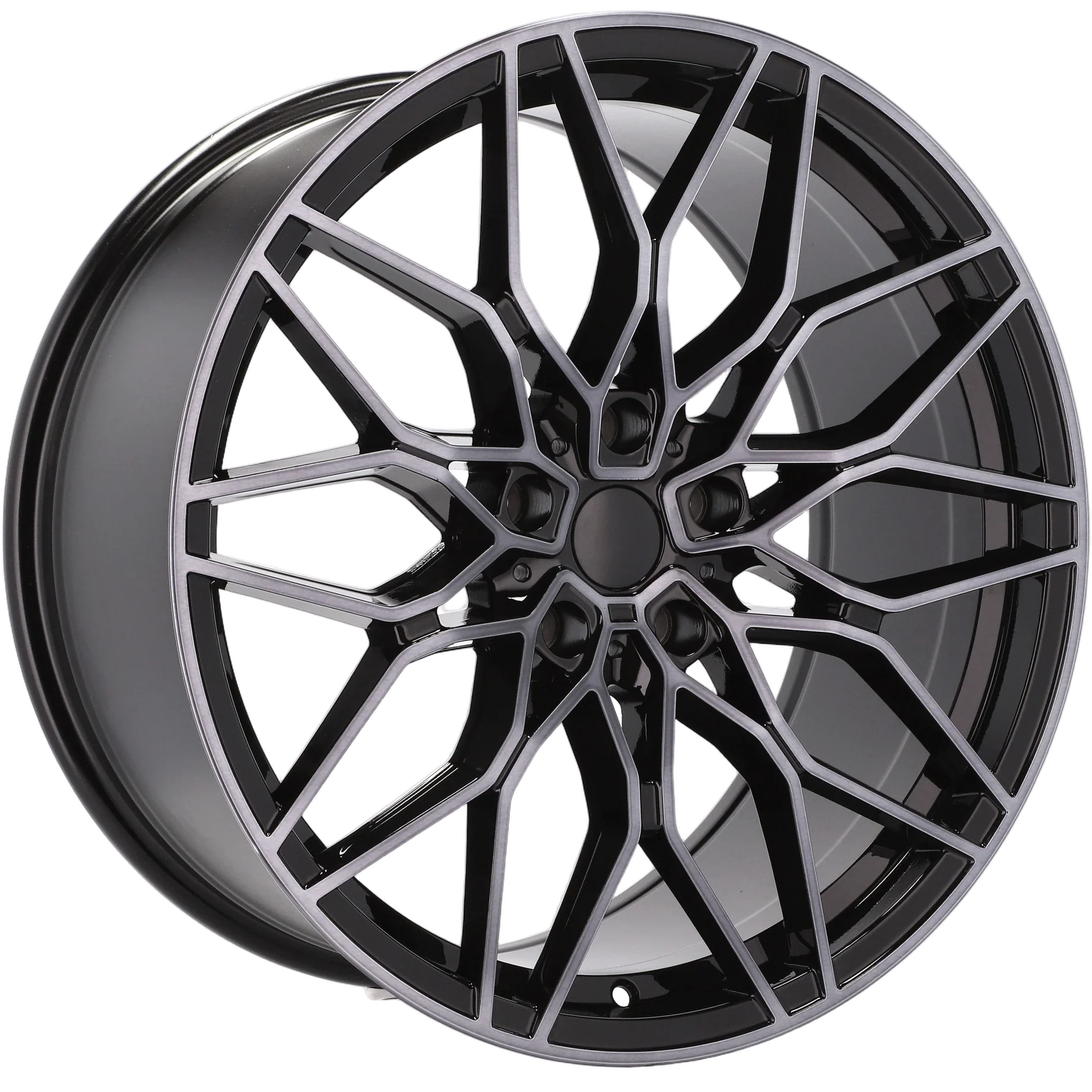 Alu kola pro BMW IN292 8.5x20 5x112 ET25 66.6 Black Polished | Wheelsup.cz