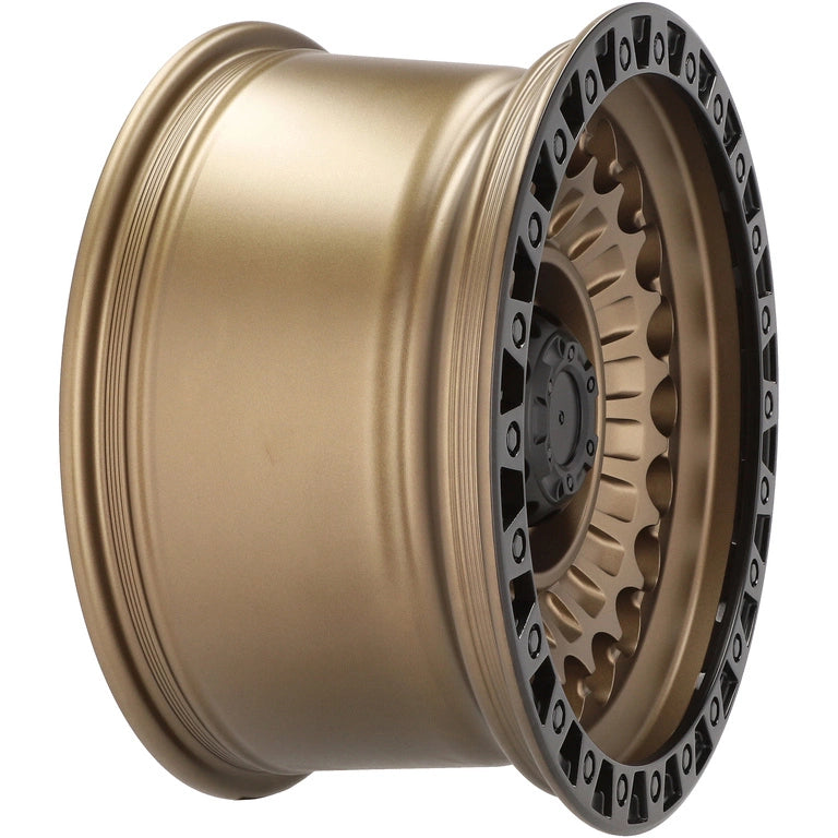 Alu kola pro Offroad JT220 9x18 6x139.7 ET0 110.1 Bronze & Polished Lip | Wheelsup.cz