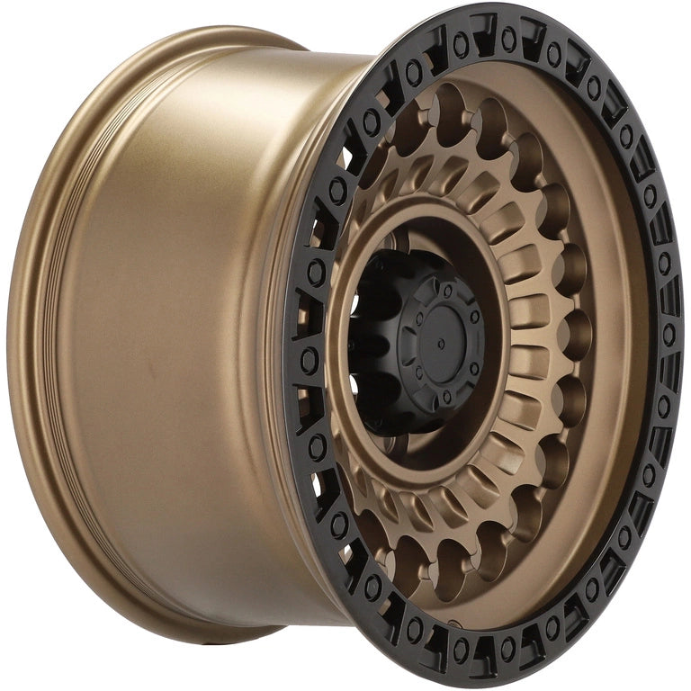 Alu kola pro Offroad JT220 9x18 6x139.7 ET0 110.1 Bronze & Polished Lip | Wheelsup.cz