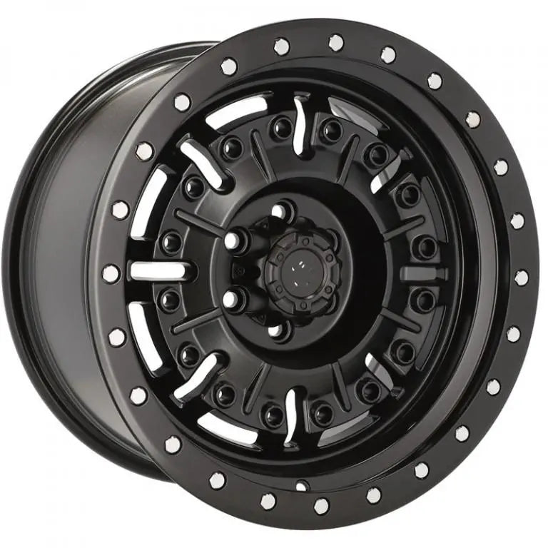 Alu kola pro Offroad JT250 9x17 5x127 ET-10 71.6 Black Polished
