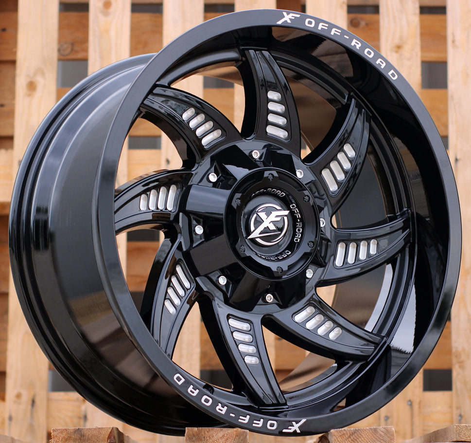 Alu kola Racing Line L1449 10x20 5x127 ET-12 černá, Offroad WheelsUp