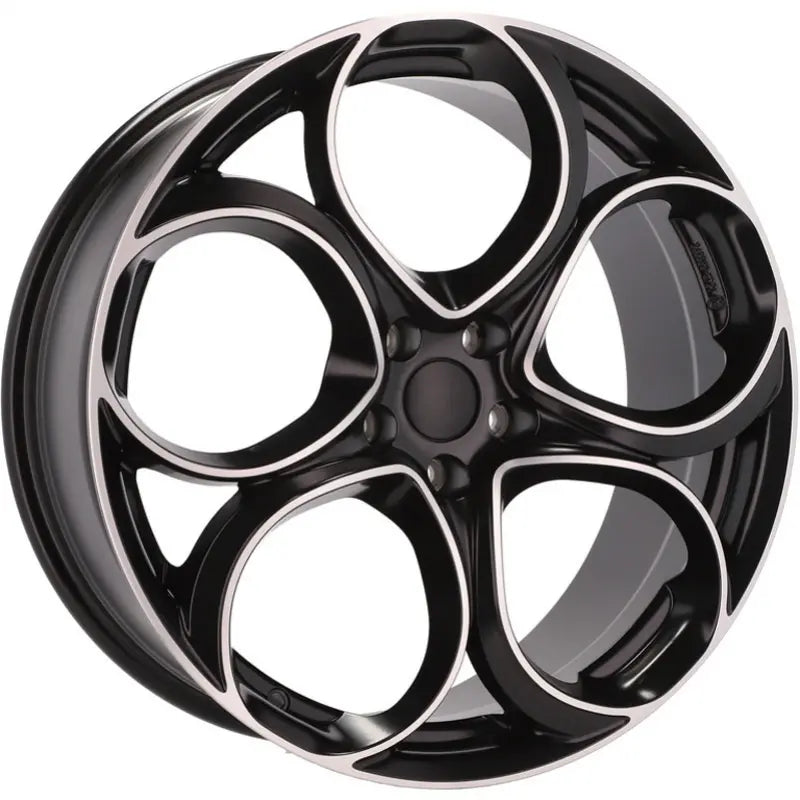 Alu kola pro Alfa Romeo L2387 8x19 5x110 ET34 65.1 Black Polished Half Matt | Wheelsup.cz
