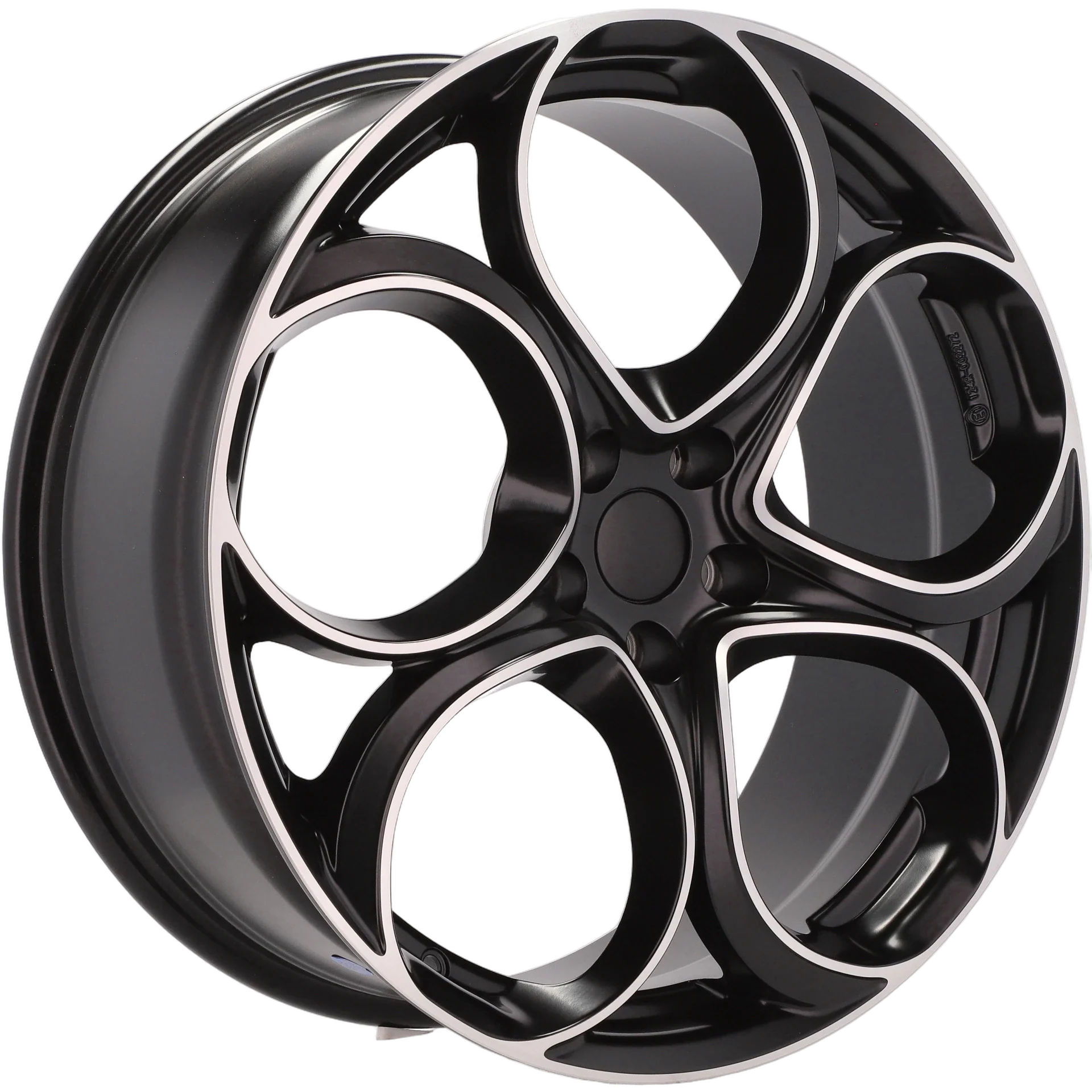 Alu kola pro Alfa Romeo L2387 8x19 5x110 ET34 65.1 Black Polished Half Matt | Wheelsup.cz