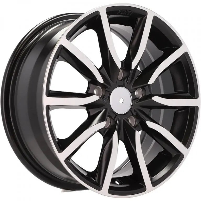 Alu kola Racing Line LU263 6.5x15 5x114.3 ET40 67.1 Black Polished Half Matt | Wheelsup.cz