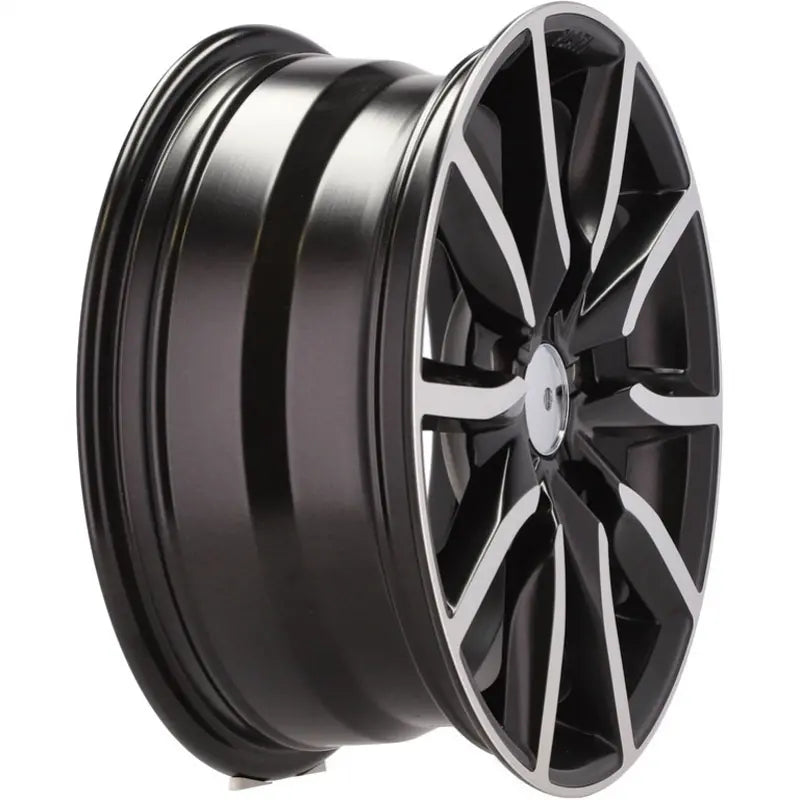 Alu kola Racing Line LU263 6.5x15 5x114.3 ET40 67.1 Black Polished Half Matt | Wheelsup.cz