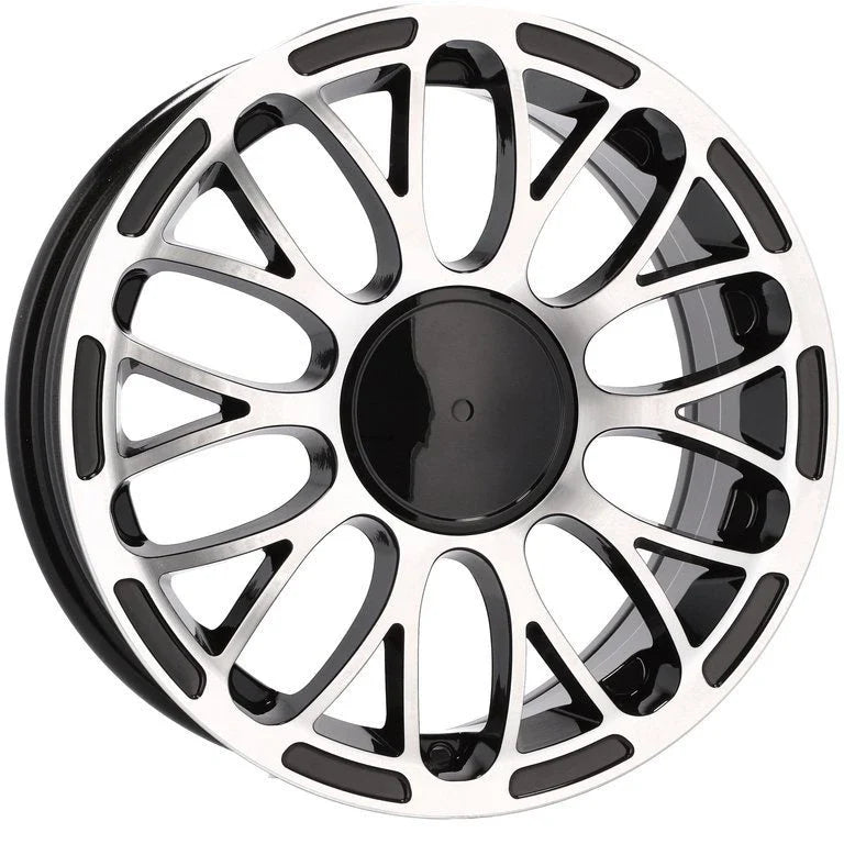 Alu kola pro Fiat LU392 6x15 4x98 ET35 58.1 Black Polished | Wheelsup.cz