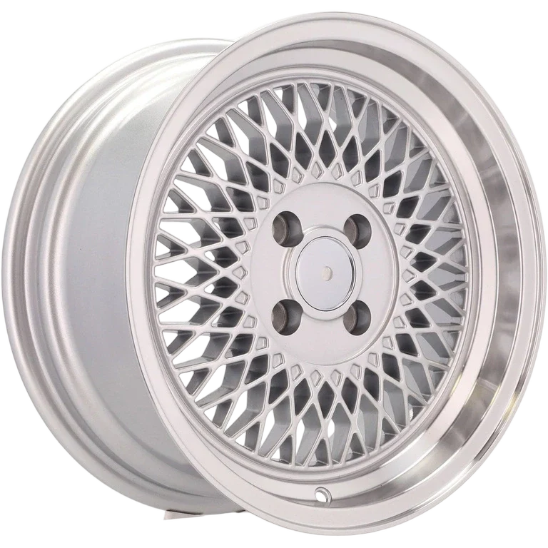 Alu kola Racing Line LU483 8x15 4x100 ET20 73.1 Silver & Polished Lip | Wheelsup.cz