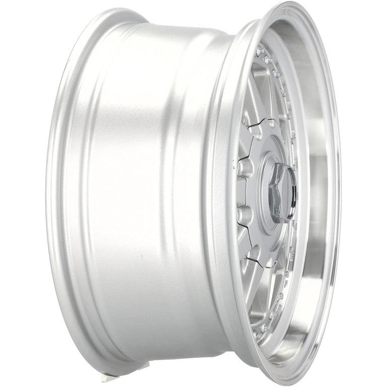 Alu kola Racing Line LU920 7x15 4x100 ET25 57.1 Silver & Polished Lip | Wheelsup.cz