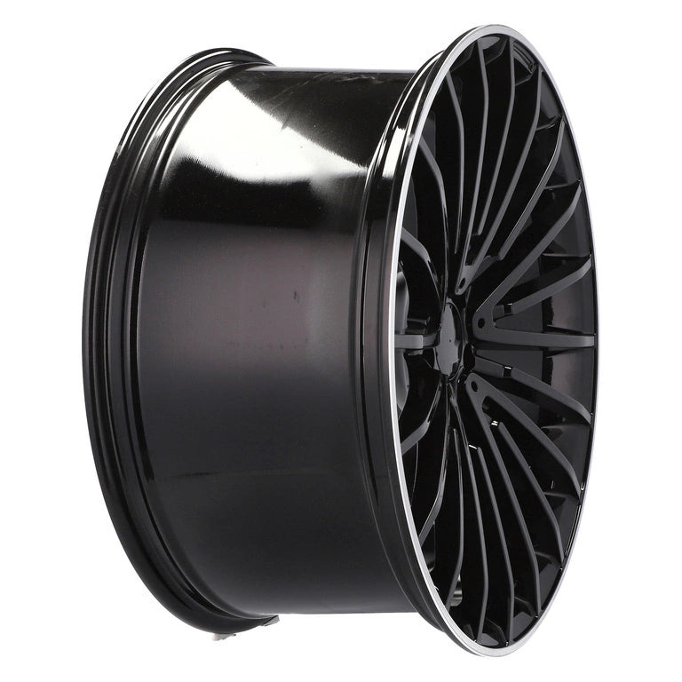 Alu kola Racing Line MR532 9x22 5x120 ET32 74.1 Black & Polished Lip | Wheelsup.cz