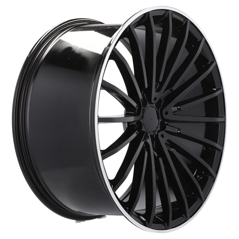 Alu kola pro Mercedes MR532 10x21 5x112 ET40 66.6 Black & Polished Lip | Wheelsup.cz
