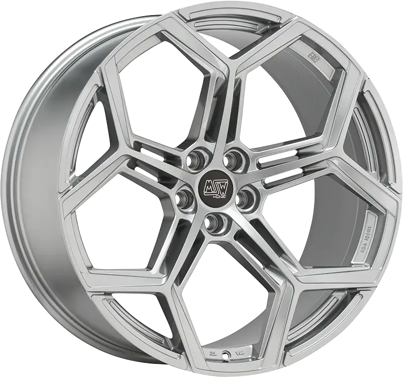 Alu kola MSW 53 10.5x21 5x112 ET19 Hyper Silver (Hb)