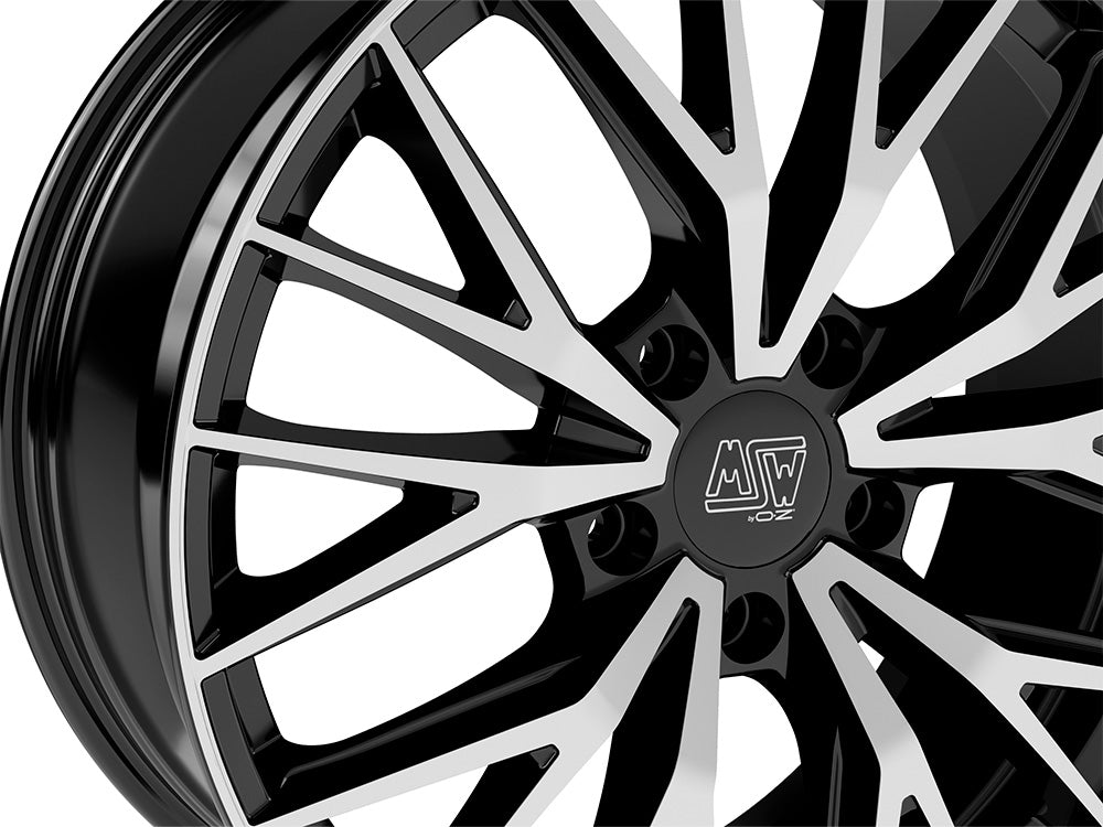 Alu kola MSW 44 9x20 5x130 ET50 Gloss Black Full Polished