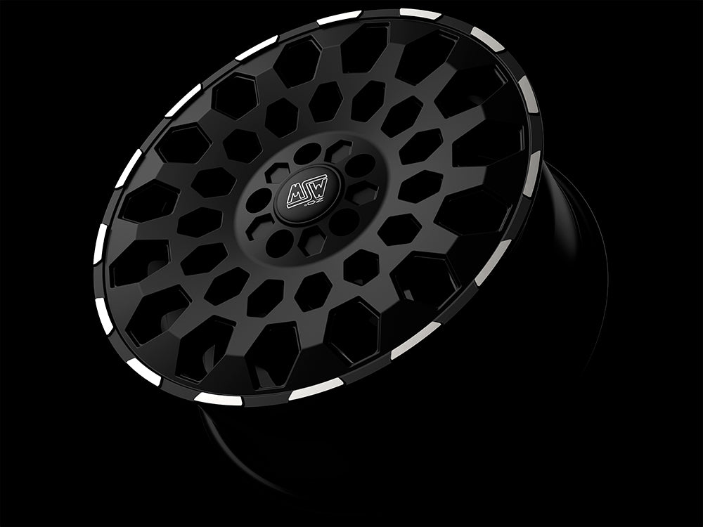 Alu kola MSW MSW 99 VAN 6.5x16 5x130 ET55 Matt Black Lip Polished