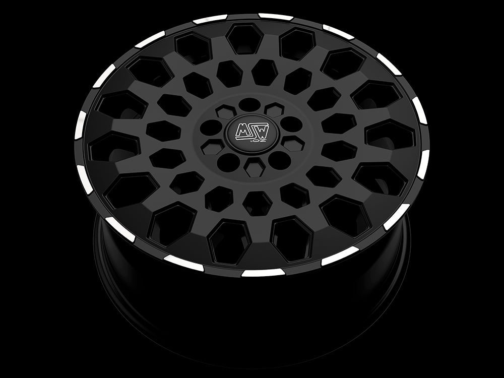 Alu kola MSW MSW 99 VAN 6.5x16 5x130 ET55 Matt Black Lip Polished