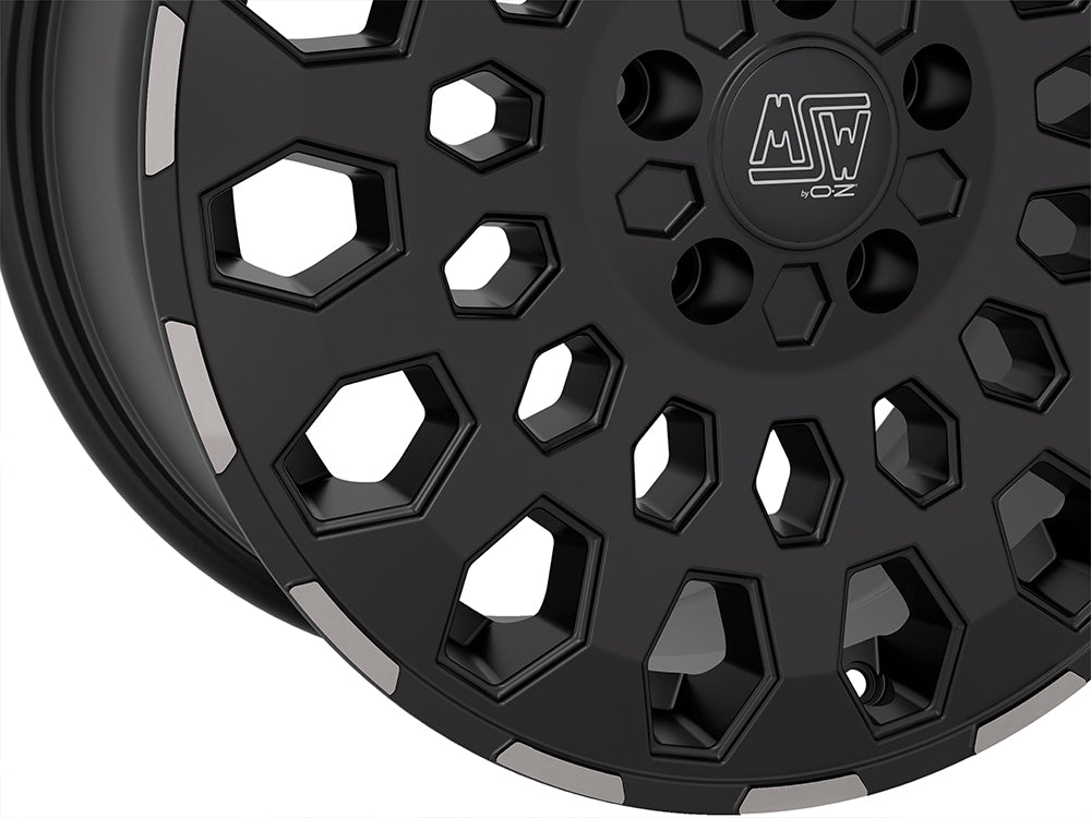 Alu kola MSW MSW 99 VAN 6.5x16 5x130 ET55 Matt Black Lip Polished