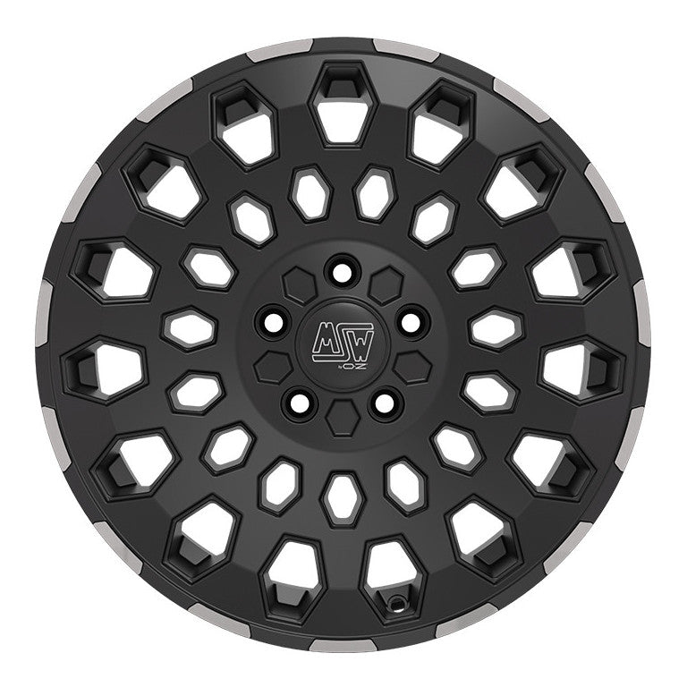 Alu kola MSW 99 VAN 6.5x16 5x160 ET60 Matt Black Lip Polished
