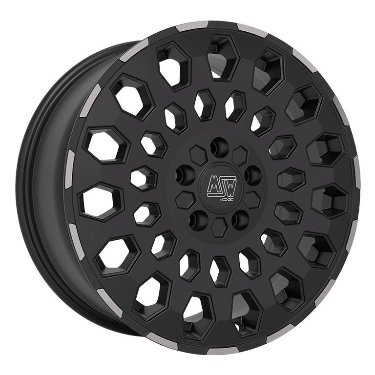 Alu kola MSW 99 VAN 7.5x18 5x160 ET50 Matt Black Lip Polished
