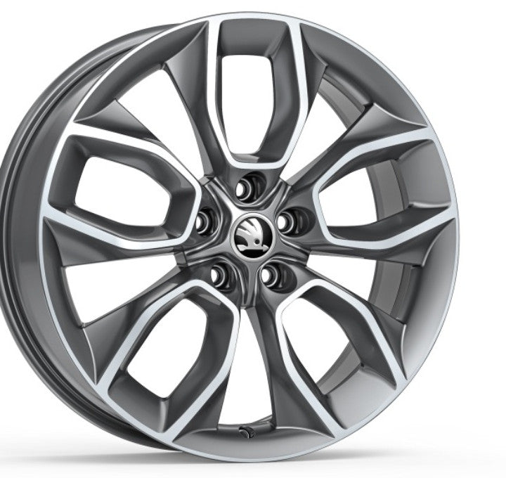 Alu kola Škoda Crater 7x19 5x112 ET43 Kodiaq WheelsUp