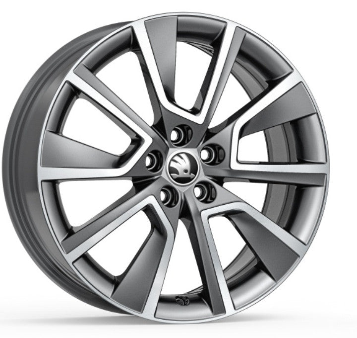 Alu kola Škoda Braga 7.5x18” 5x112 ET43 Octavia III WheelsUp