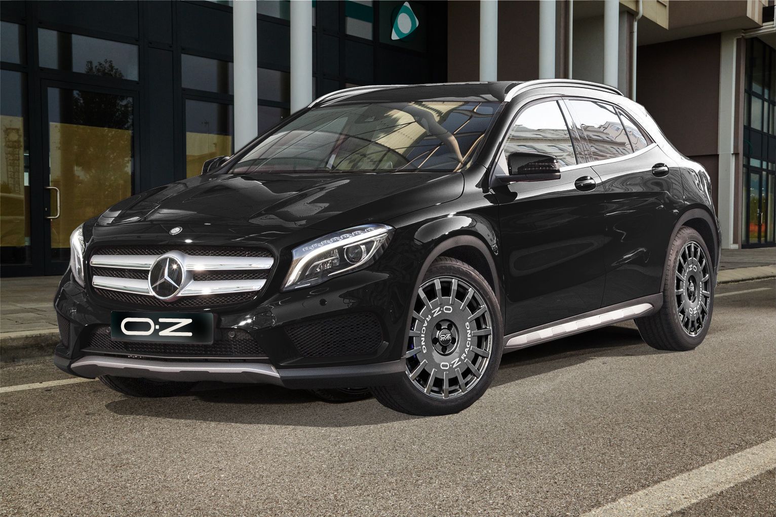 Alu kola OZ RALLY RACING 7.5x18 5x100 ET48 Dark Graphite Silver Lettering